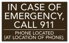 Texas In Case of Emergency Sign