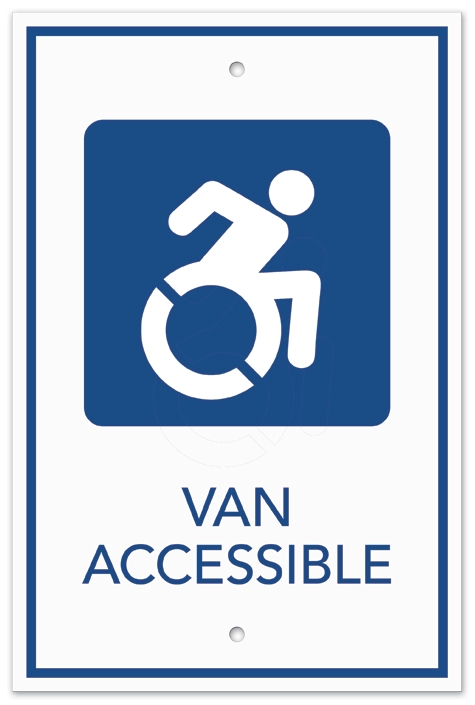 Van Accessible with Dynamic ISA Symbol