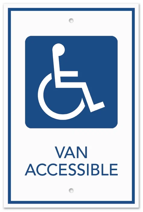Van Accessible with ISA Symbol