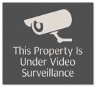 Video Surveillance Sign- Fiberbrite