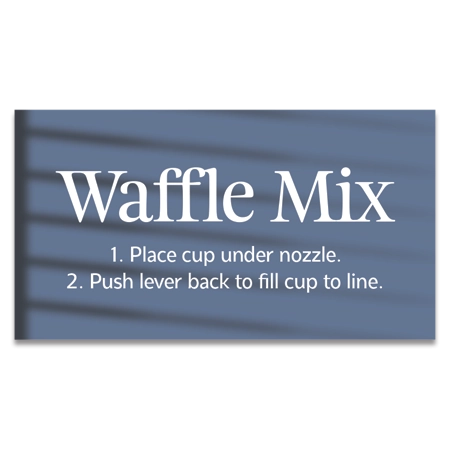 Waffle Mix Cling w/ Instructions - New Carbon Version