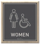 Women Sign w/Female & ISA Symbols