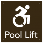 Pool Lift Signs
