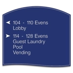 7-Line Directional Sign