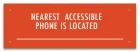 Accessible Phone Location Sign