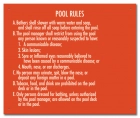 Alaska Pool Hygiene Rules Sign