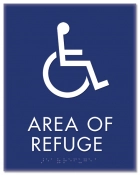 Area of Refuge Sign - ISA Symbol