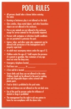 Arkansas Pool Rules Sign