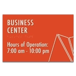 Common Room Sign w/ Hours of Operation