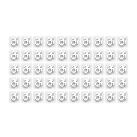 Dynamic ISA Symbol Only - 50 Pack