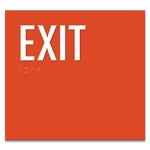 "Exit" Egress Sign - CA Compliant