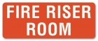Fire Riser Room Label