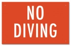 Idaho No Diving Sign