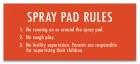 Iowa Spray Pad Rules