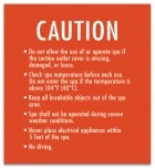 ISPSC Spa Rules Sign