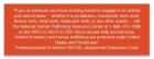 Jacksonville, Florida Human Trafficking Notice - Acrylic