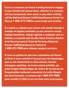 Louisiana Human Trafficking Notice - Acrylic Material