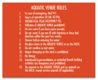 MAHC Aquatic Venue Rules Sign