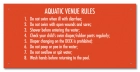 MAHC Bathhouse Sign for Pool Hygiene Facilities