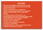 Maine Pool Rules Sign