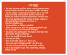 Maine Spa Rules Sign