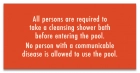Massachusetts Pool Rules Health Sign