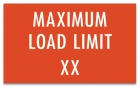 Maximum Load Pool Rules Sign