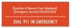 Minnesota Emergency 911 Pool Sign