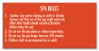 Missouri Spa Rules Sign