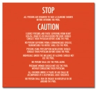Mobile County, Alabama Pool Safety Rules Sign