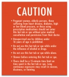 New Jersey Hot Tub Spa Caution Sign