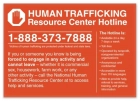 New York Human Trafficking Notice Sign