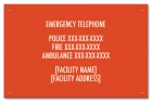 Ontario Canada Emergency Phone Sign