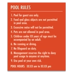 Pool Rules
