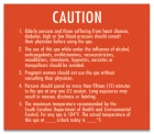 South Carolina Spa Rules Sign