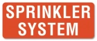 Sprinkler System Label