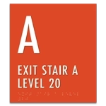 Stairway ID Sign - NYC Compliant