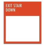 Standard Stairway Evacuation Plans - CA Compliant