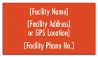 Texas Emergency Phone Location Sign