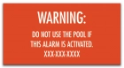 Utah Alarm Warning Sign
