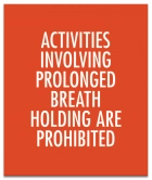 Wisconsin Breath Holding Pool Sign