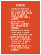 Wisconsin Spa Rules Sign