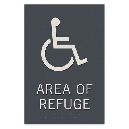 Area of Refuge Sign - ISA Symbol