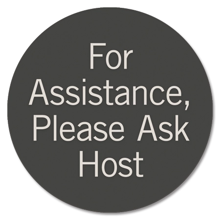 Ask Host Sign