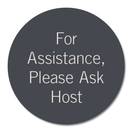 Ask Host Sign