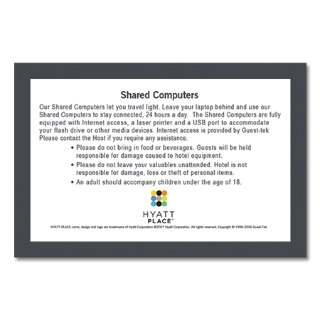 Business Services Insert w/Message Holder