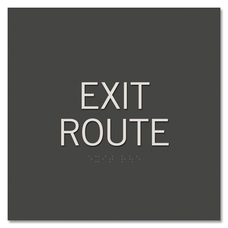 Exit RouteEgress Sign - CA Compliant
