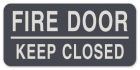 Fire Door - Keep Closed Label - 4 Pack
