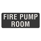 Fire Pump Room Label