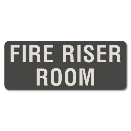 Fire Riser Room Label